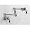 Kingston Brass KS4108CKL Wall Mount Pot Filler Faucet, Brushed Nickel KS4108CKL - alternate 2